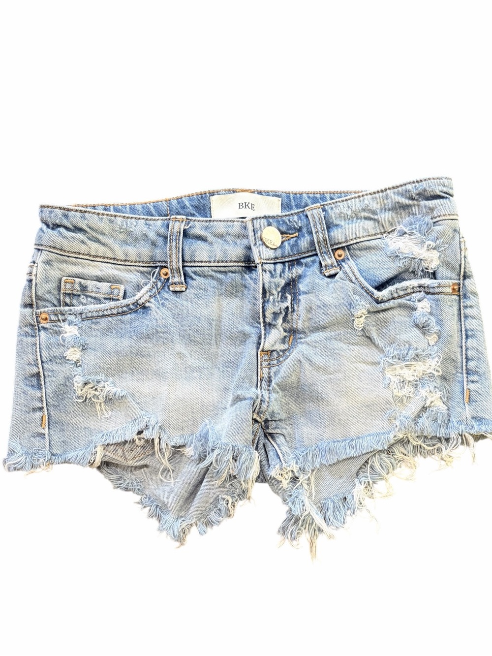 BKE Stella Distressed Cut-Off Jean Shorts